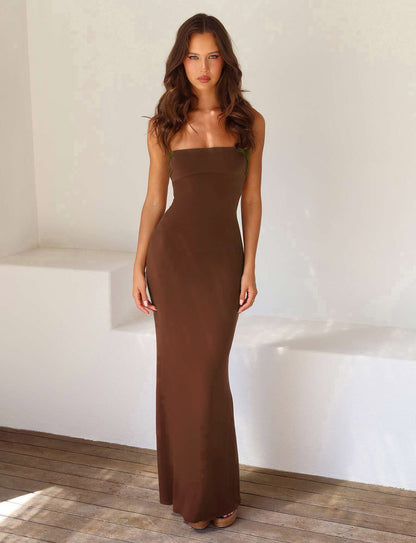Couture-Moda - Women's Backless Bodycon Maxi Dress for Summer Cocktail Events 2