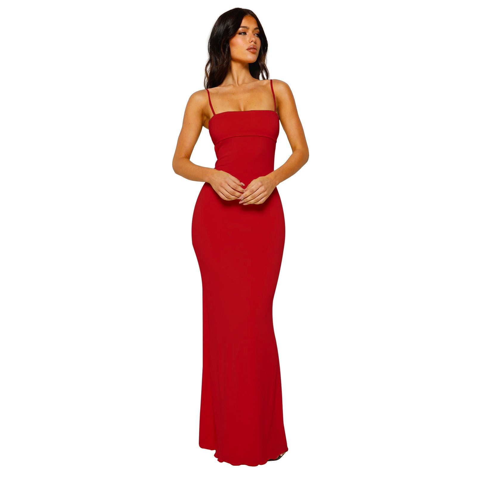 Variant image for Couture-Moda - Women's Backless Bodycon Maxi Dress for Summer Cocktail Events-10